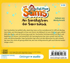 Am Samstag kam das Sams zurück (3 CD) achterkant