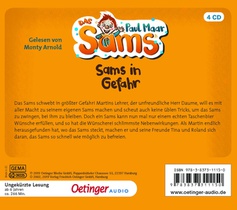 Das Sams 5. Sams in Gefahr achterkant