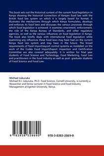 The Food Law and Standardization System of Kenya achterzijde