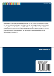 Internet Bill Presentment and Payment als neue Form des Electronic Billing achterzijde