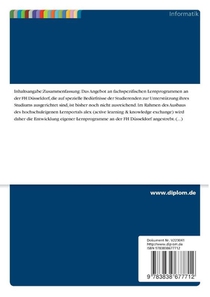 Konzeption einer E-Learning Workbench fur die Fachhochschule Dusseldorf achterzijde