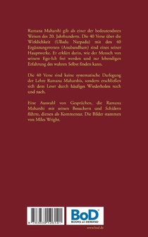 UEber die Wirklichkeit achterzijde