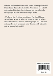 Zur Genealogie der Moral achterzijde