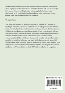 Peter Schlemihls wundersame Geschichte achterzijde