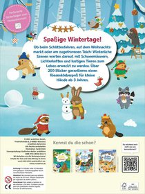 Erstes Stickern - Im Winter achterzijde