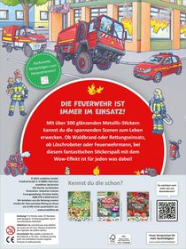 Das Metallic-Stickerbuch - Feuerwehr achterzijde