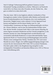 Casanovas Heimfahrt (Grossdruck) achterzijde