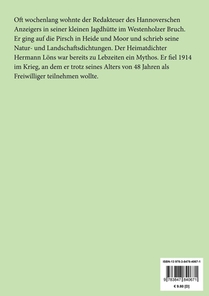 Der letzte Hansbur (Grossdruck) achterzijde