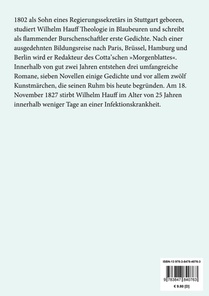 Der kleine Muck, Kalif Storch und andere Marchen (Grossdruck) achterzijde