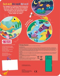 Such mich! Hör mich! Mal mich! Dino-Babys achterzijde