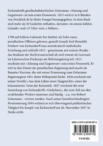 Ahnung und Gegenwart achterzijde