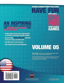 Sam's Extra Large-Print Word Search Games achterzijde