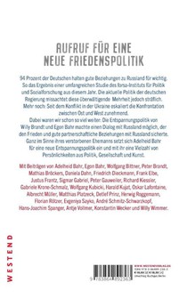 Warum wir Frieden und Freundschaft mit Russland brauchen achterzijde