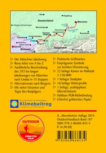 Jakobsweg München - Lindau achterzijde