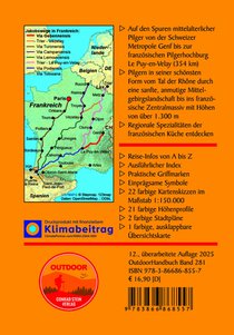 Frankreich: Jakobsweg Via Gebennensis von Genf nach Le Puy-en-Velay achterzijde
