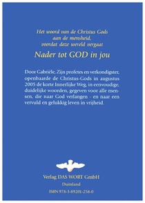 Nader tot God in jou achterzijde