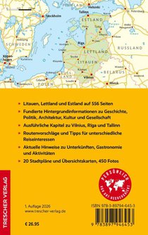 TRESCHER Reiseführer Baltikum achterzijde