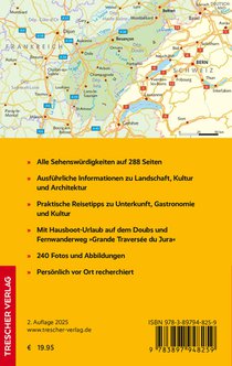 TRESCHER Reiseführer Französischer Jura achterzijde