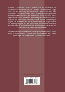 Trauma Und Konflikt achterzijde