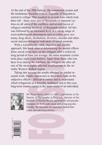 Qualitative and Psychometric Research of Refugees and Traumatised Subjects in Belgrade achterzijde