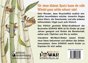 So fliegt der Wuschelfloh aufs Klo! Die Geschichte vom windelfreien Spatzenkind achterzijde