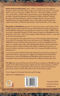 Blavatsky on Buddhism achterzijde