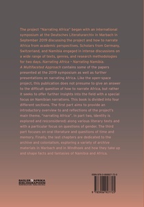 Narrating Africa - Narrating Namibia achterzijde