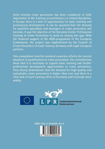 Qualification in Crime Prevention achterzijde