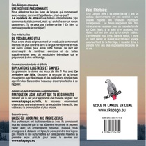 Le mystere de Nils. Partie 1 - Cours de norvegien pour debutants (A1/A2). Apprends le norvegien a partir d'une histoire. achterzijde