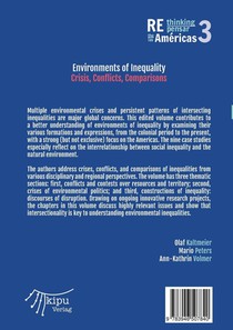 Environments of Inequality: Crises, Conflicts, Comparisons achterzijde