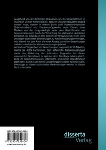 Qualitat in der Urogynakologie und Kosteneinsparung - geht das? Moegliche Einsparungspotentiale durch Verlagerung der Senkungs- und Inkontinenzoperationen (Mesh- und Suburethralband) aus dem intramuralen in den tageschirurgischen Bereich achterzijde