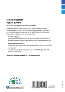 Einstellungstest Polizei Bayern achterzijde