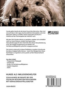 Hunde als Inklusionshelfer. Schulhunde im Einsatz bei der sozialen Integration von Kindern mit Verhaltensauffalligkeiten achterzijde