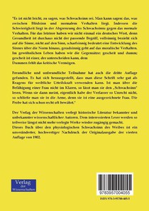 UEber den physiologischen Schwachsinn des Weibes achterzijde