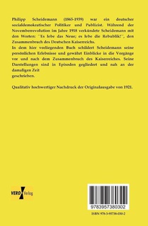 Der Zusammenbruch des Kaiserreiches achterzijde