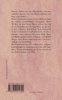 Die demolirte Litteratur / Die demolierte Literatur achterzijde