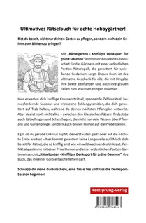 Rätselgarten: Kniffliger Denksport für grüne Daumen achterzijde