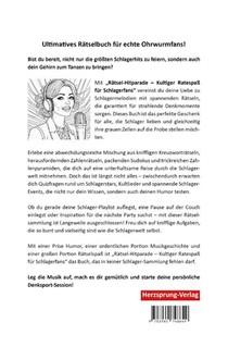 Rätsel-Hitparade - Kultiger Ratespaß für Schlagerfans achterzijde