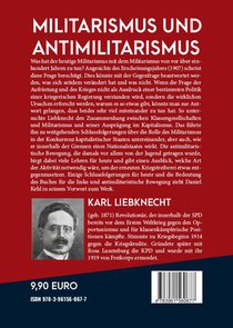 Militarismus und Antimilitarismus achterzijde