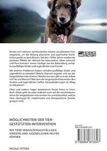 Moeglichkeiten der tiergestutzten Intervention. Wie Tiere verhaltensauffalligen Kindern und Jugendlichen helfen koennen achterzijde