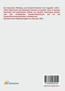Sanskrit-Wörterbuch achterzijde