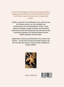 Homer: Ilias. Deutsche Übersetzung von Johann Heinrich Voß achterzijde