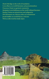 The Work of World Literature achterzijde