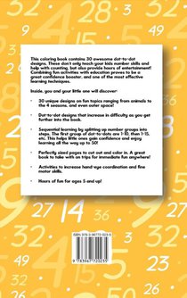 Dot-To-Dot Count to 50 + Coloring Workbook achterzijde
