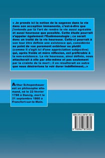 Aphorismes sur la sagesse dans la vie achterzijde