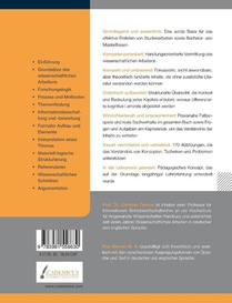 Wissenschaftliches Arbeiten und Schreiben achterzijde