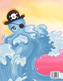 Cute Pirates Coloring Book For Girls achterzijde