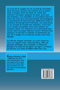 Le Livre de la jungle achterzijde