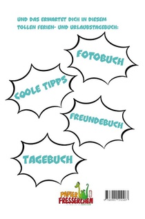 Ferientagebuch für coole Kids - für Reise, Urlaub und Ferien zu Hause achterzijde