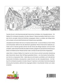 Fassadenträume - Ein Malbuch für erholsame Auszeiten mit alten Häusern achterzijde